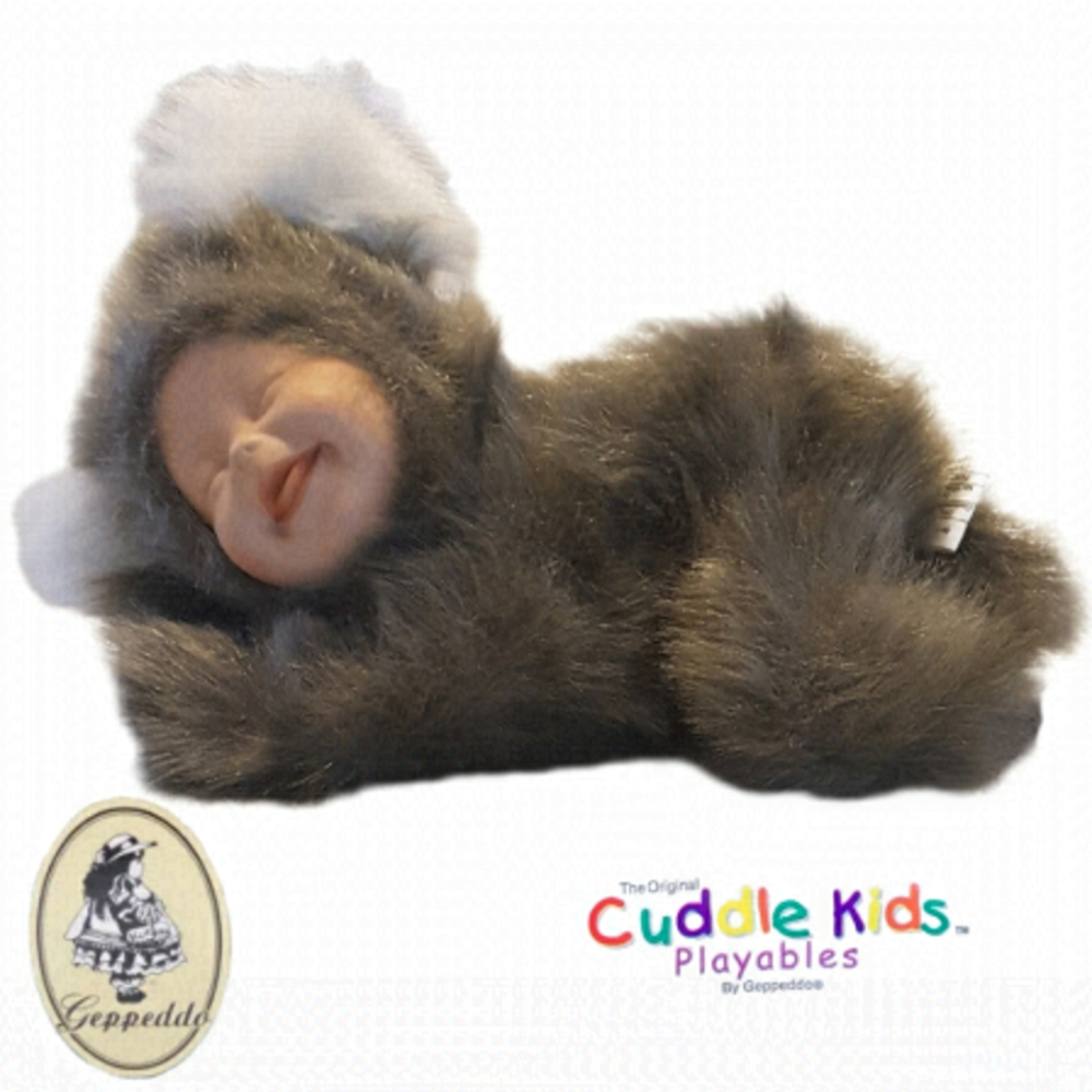 Vintage Porcelain Face Geppeddo Cuddle Kids Baby